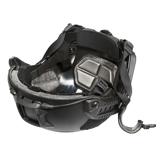 nHelmet Airsoft Helm  FAST BJ Maritime Railed mit NVG Mount schwarz Bild 9