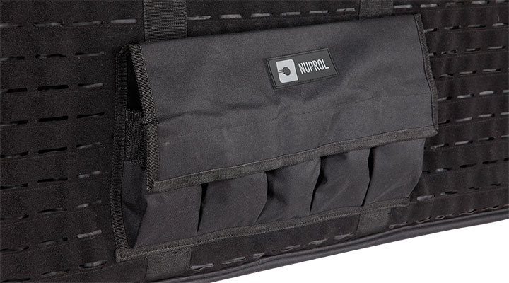 Nuprol 46 Zoll / 117 cm PMC Essentials Soft Rifle Patch Bag / Gewehr-Futteral schwarz Bild 7