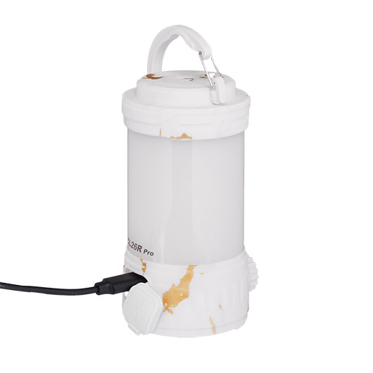 Fenix Campinglaterne CL26R Pro 650 Lumen marmor/wei mit Powerbankfunktion inkl. USB Ladekabel und Akku Bild 6