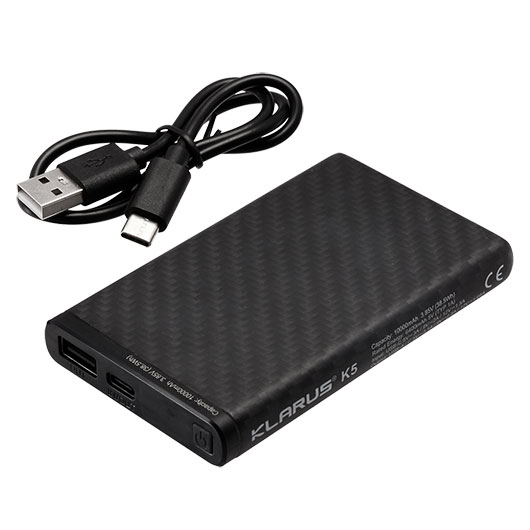 Klarus Powerbank K5 10000 mAh - Carbon Bild 1