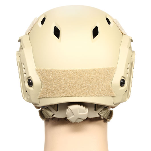 nHelmet Airsoft Helm FAST BJ Maritime Railed mit NVG Mount Dark Earth Bild 4