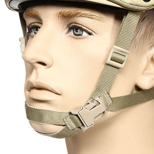 nHelmet Airsoft Helm FAST BJ Maritime Railed mit NVG Mount Dark Earth Bild 6