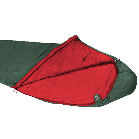 High Peak Mumienschlafsack Ultra PAK 500 ECO grn/rot bis zu 180 cm Krpergre Bild 1