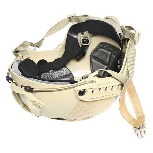 nHelmet Airsoft Helm FAST PJ Standard Railed mit NVG Mount Dark Earth Bild 9