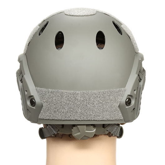 nHelmet Airsoft Helm FAST PJ Standard Railed mit NVG Mount Foliage Green Bild 4