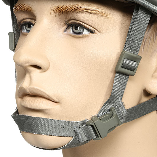 nHelmet Airsoft Helm FAST PJ Standard Railed mit NVG Mount Foliage Green Bild 6