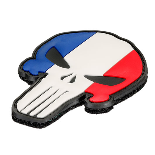 101 INC 3D Rubber Patch mit Klettflche French Punisher fullcolor Bild 1