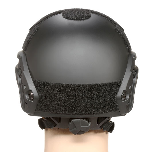 nHelmet Airsoft Helm FAST Standard Railed mit NVG Mount schwarz Bild 4