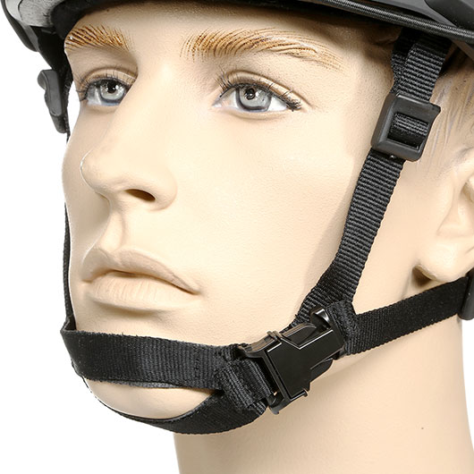 nHelmet Airsoft Helm FAST Standard Railed mit NVG Mount schwarz Bild 6