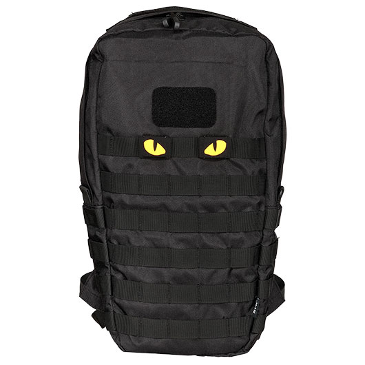 M-Tac Lasercut Molle Stripes Tiger Eyes schwarz/gelb nachleuchtend 2er Set Bild 4