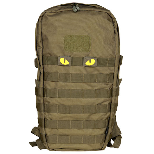 M-Tac Lasercut Molle Stripes Tiger Eyes oliv/gelb nachleuchtend 2er Set Bild 4