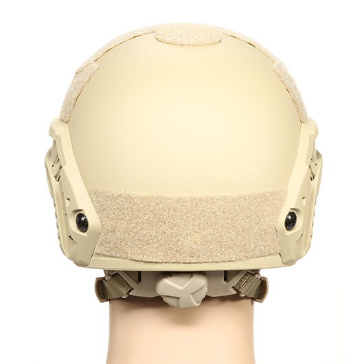 nHelmet Airsoft Helm FAST Standard Railed mit NVG Mount Dark Earth Bild 4