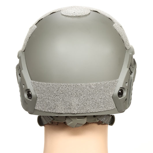 nHelmet Airsoft Helm FAST Standard Railed mit NVG Mount Foliage Green Bild 4