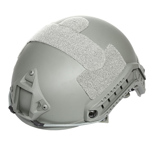 nHelmet Airsoft Helm FAST Standard Railed mit NVG Mount Foliage Green Bild 8