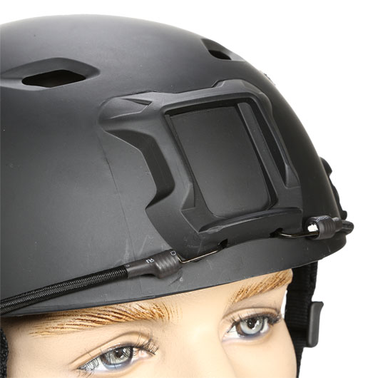 nHelmet Airsoft Helm FAST BJ Standard Railed mit NVG Mount schwarz Bild 5