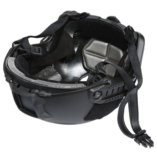 nHelmet Airsoft Helm FAST BJ Standard Railed mit NVG Mount schwarz Bild 9