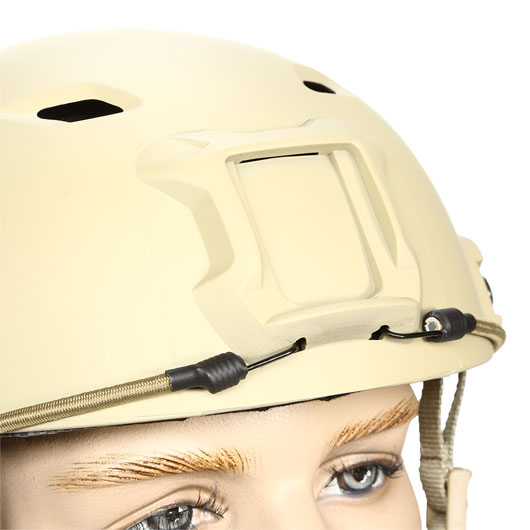 nHelmet Airsoft Helm FAST BJ Standard Railed mit NVG Mount Dark Earth Bild 5