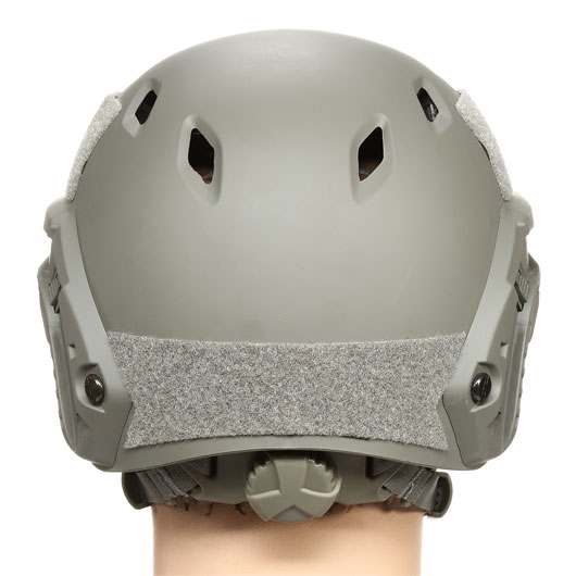 nHelmet Airsoft Helm FAST BJ Standard Railed mit NVG Mount Foliage Green Bild 4