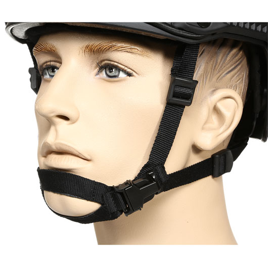 nHelmet Airsoft Helm FAST Maritime Standard Railed mit NVG Mount schwarz Bild 6