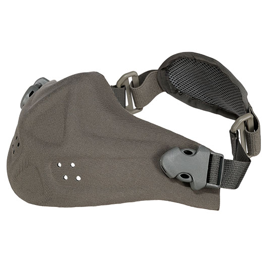 WoSport Brave High Speed Lightweight 900D Airsoft-Halbmaske 700 FPS grau Bild 4