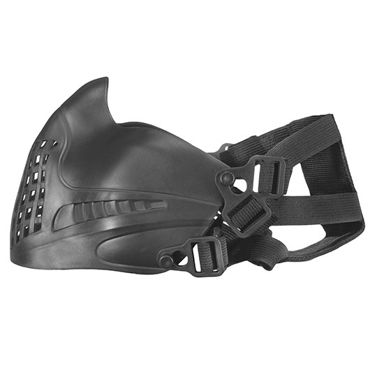 WoSport Pilot TPU-Verbundkunststoff Airsoft-Halbmaske 600 FPS schwarz Bild 6