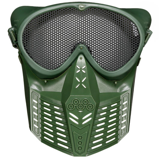 Fidragon SA-Upgrade Gittermaske mit Mundabdeckung Full Face oliv Bild 1