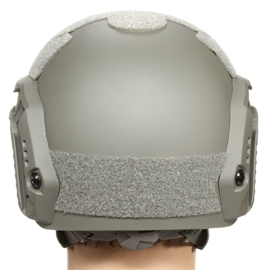 nHelmet Airsoft Helm FAST Maritime Standard Railed mit NVG Mount Foliage Green Bild 4