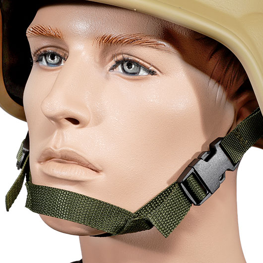 WoSport Airsoft Helm M88 PASGT-Style verstellbar tan Bild 5