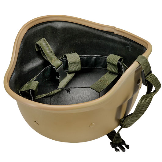 WoSport Airsoft Helm M88 PASGT-Style verstellbar tan Bild 7