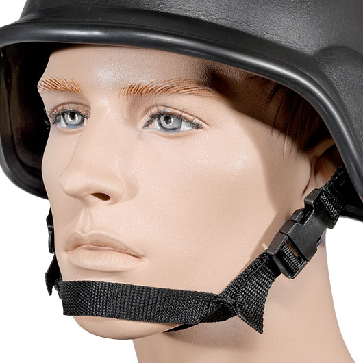 WoSport Airsoft Helm M88 PASGT-Style verstellbar schwarz Bild 5