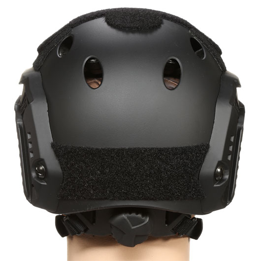nHelmet Airsoft Helm FAST PJ Maritime Railed mit NVG Mount schwarz Bild 4