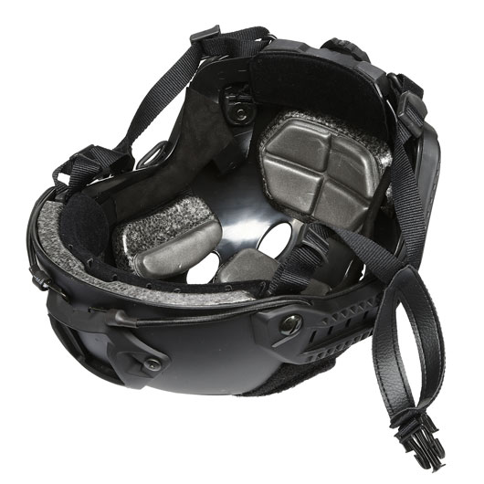 nHelmet Airsoft Helm FAST PJ Maritime Railed mit NVG Mount schwarz Bild 9