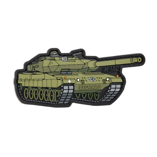 M-Tac 3D Rubber Patch mit Klettflche Leopard 2 fullcolor
