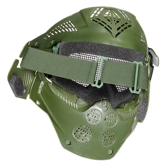 Fidragon Transformer Leader Gittermaske m. Mundabdeckung Full Face oliv Bild 6