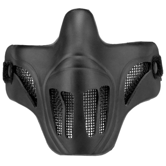 WoSport WST Scout V1 Improved Airsoft Gittermaske Lower Face schwarz Bild 5