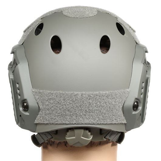 nHelmet Airsoft Helm FAST PJ Maritime Railed mit NVG Mount Foliage Green Bild 4
