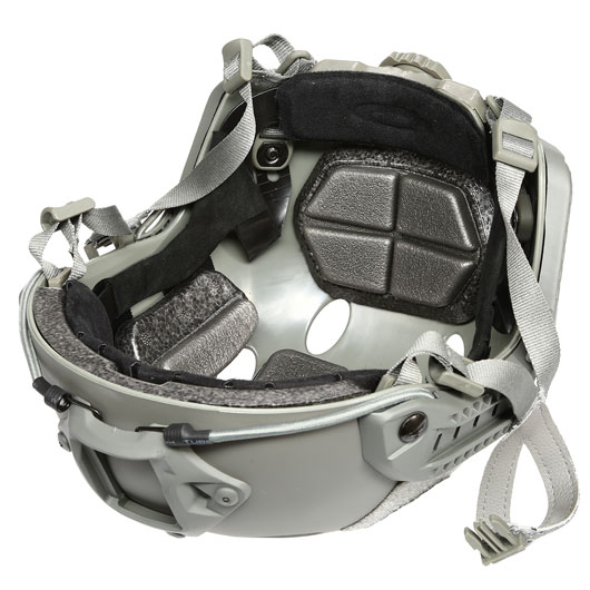 nHelmet Airsoft Helm FAST PJ Maritime Railed mit NVG Mount Foliage Green Bild 9