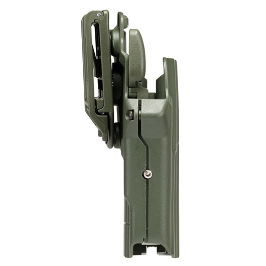 WoSport Universal Type-E Holster Kunststoff m. Grtelhalter fr Pistolen rechts oliv Bild 2