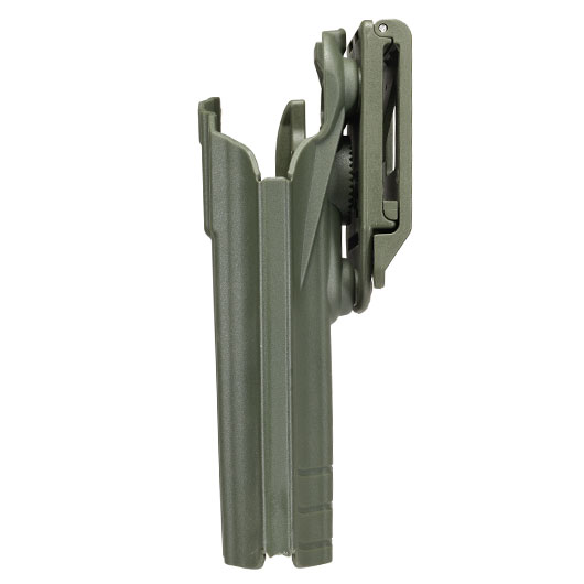 WoSport Universal Type-D Holster Kunststoff m. Grtelhalter fr Pistolen rechts oliv Bild 6