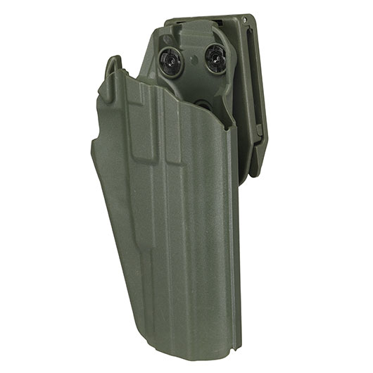 WoSport Universal Type-D Holster Kunststoff m. Grtelhalter fr Pistolen rechts oliv Bild 7