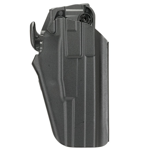 WoSport Universal Type-D Holster Kunststoff m. Grtelhalter fr Pistolen rechts schwarz