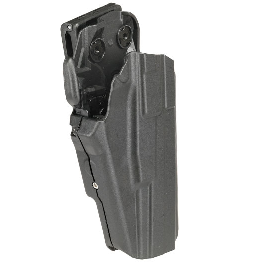 WoSport Universal Type-D Holster Kunststoff m. Grtelhalter fr Pistolen rechts schwarz Bild 1