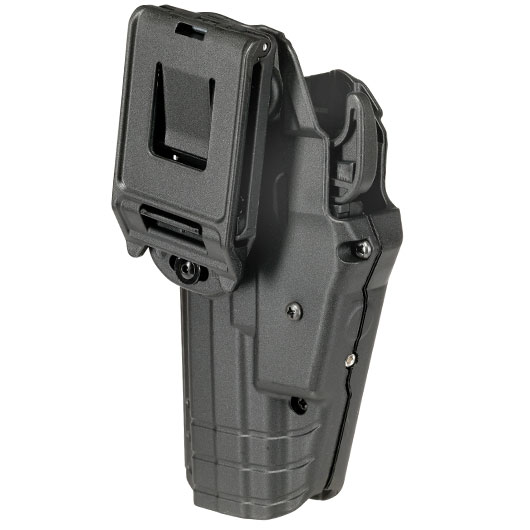 WoSport Universal Type-D Holster Kunststoff m. Grtelhalter fr Pistolen rechts schwarz Bild 3