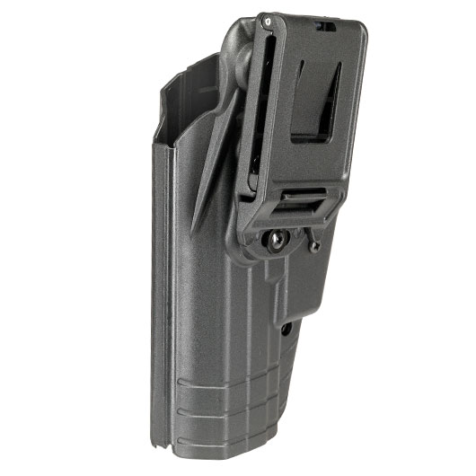 WoSport Universal Type-D Holster Kunststoff m. Grtelhalter fr Pistolen rechts schwarz Bild 5