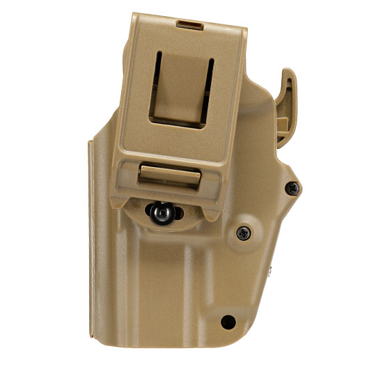 WoSport Universal Type-C Holster Kunststoff m. Grtelhalter fr Pistolen rechts tan Bild 4