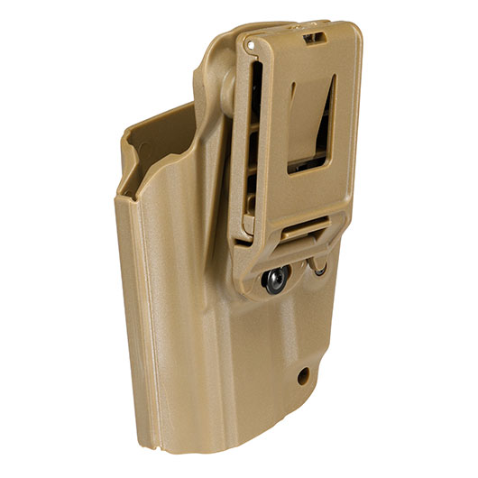 WoSport Universal Type-C Holster Kunststoff m. Grtelhalter fr Pistolen rechts tan Bild 5
