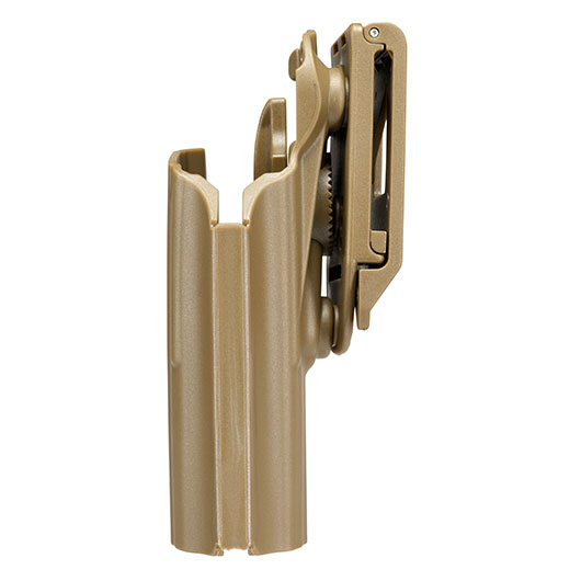 WoSport Universal Type-C Holster Kunststoff m. Grtelhalter fr Pistolen rechts tan Bild 6