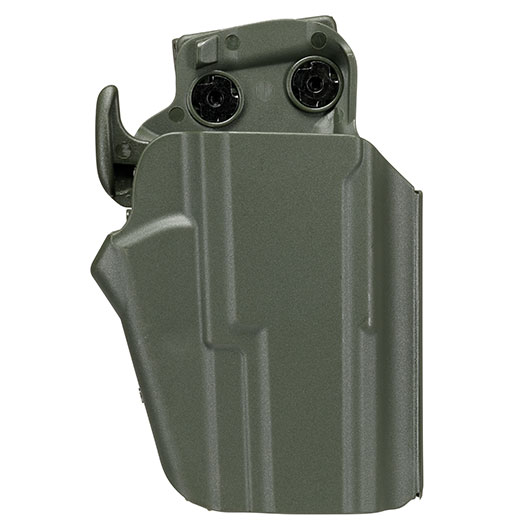 WoSport Universal Type-C Holster Kunststoff m. Grtelhalter fr Pistolen rechts oliv