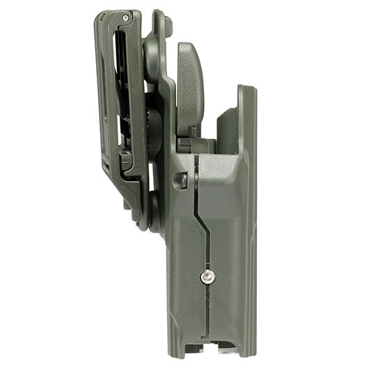 WoSport Universal Type-C Holster Kunststoff m. Grtelhalter fr Pistolen rechts oliv Bild 2