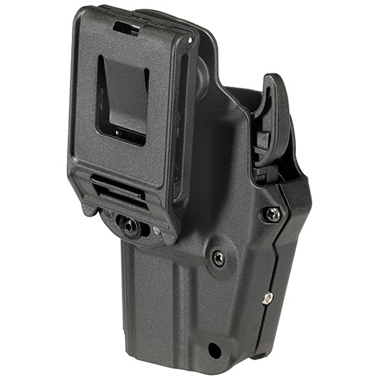 WoSport Universal Type-C Holster Kunststoff m. Grtelhalter fr Pistolen rechts schwarz Bild 3